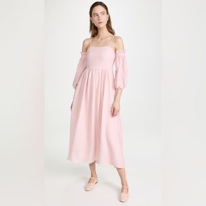 Sister Jane Pink Off-Shoulder Dress